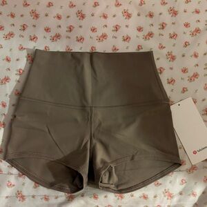 lululemon athletica High-Waisted Tan Shorts